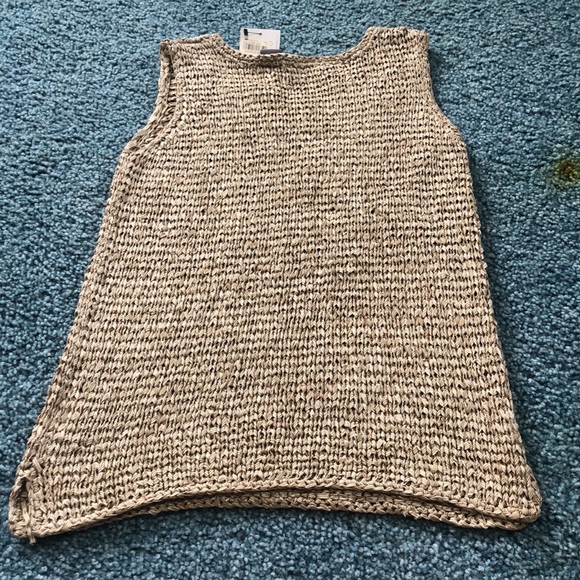NWT Sigrid Olsen knitted tank - Picture 6 of 6